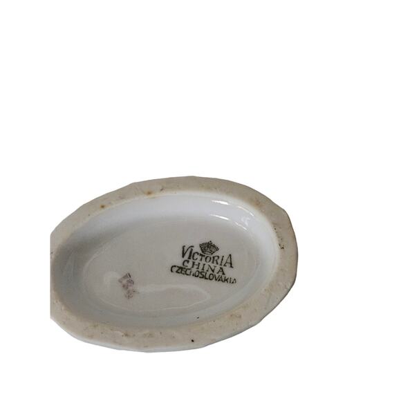 Rare Victoria China Czechoslovakia Art Deco Style Aladdin Radish teapot - Picture 5 of 5